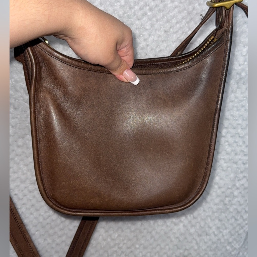 Coach brown leather -Janice